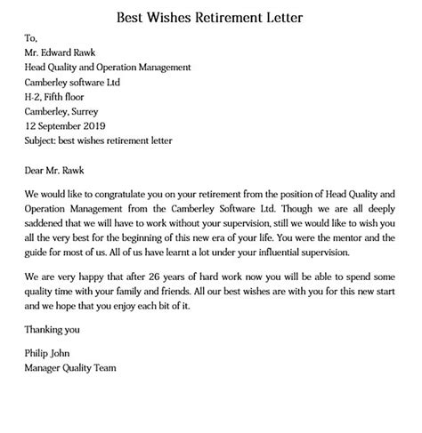 Retirement Letter and how to make it amazed the reader | Mous Syusa