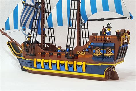 Caribbean Clipper | Lego ship, Lego boat, Pirate lego