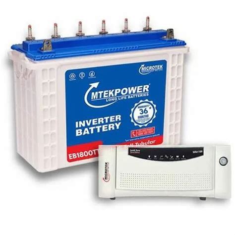 Lead Acid Microtek Inverter And Battery Combo, Warranty: 4 Years at Rs 18000 in Chennai