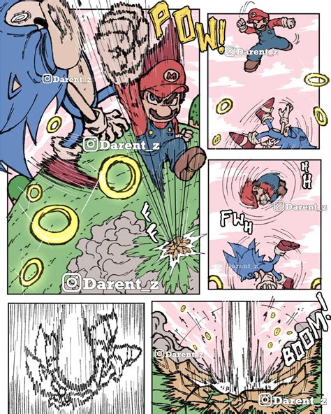 Mario VS Sonic Comic (4/10) by Ddarent on DeviantArt