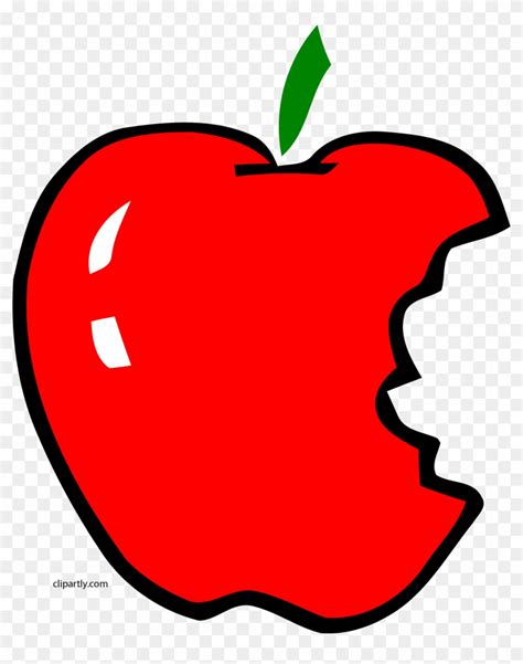 Apl Bite Apple Clipart Png - Bitten Apple Clip Art, Transparent Png - 2414x2951(#4027536) - PngFind