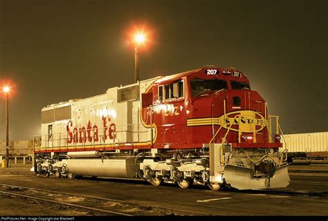 ATSF 207 Atchison, Topeka & Santa Fe (ATSF) EMD SD75M at Los Angeles ...