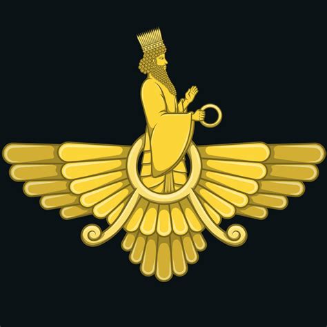 Zoroastrian Symbol Design 25750105 Vector Art at Vecteezy