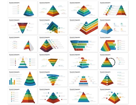 Pyramid Presentation - Infographic PowerPoint template