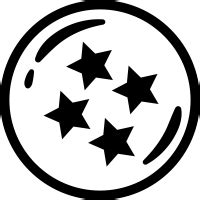 Four Star Dragon Ball Icons - Download Free Vector Icons | Noun Project