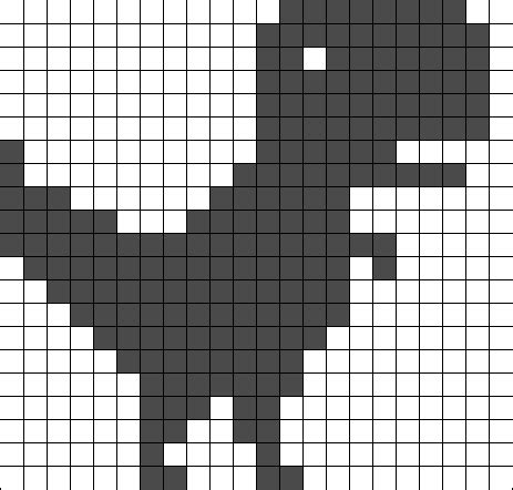 Chrome Dino Perler Bead Pattern | Bead Sprites | Characters Fuse Bead ...