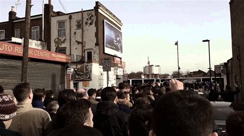 West Ham fans at Tottenham Hotspur, away day - YouTube