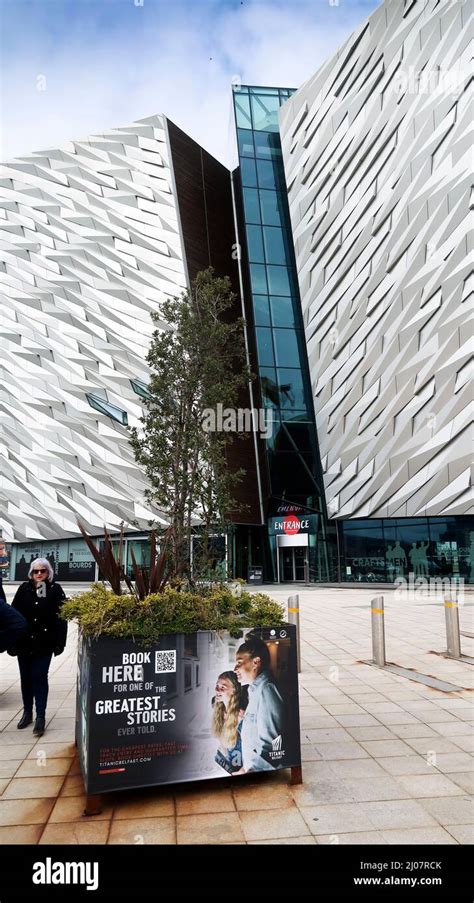 Titanic exhibition Belfast Stock Photo - Alamy