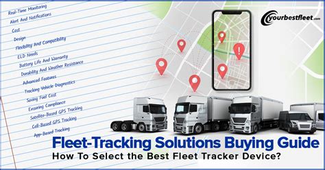 Fleet Tracking Solutions Buying Guide - How To Select the Best Fleet Tracker Device? - Your Best ...