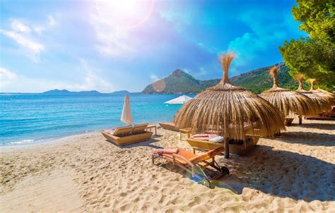 Download Mallorca Spain Beach Sea Man Made Resort HD Wallpaper