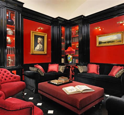 Gothic Red And Black Room (#2625226) - HD Wallpaper & Backgrounds Download