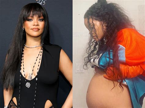 Rihanna shares new close-up photo of her baby bump