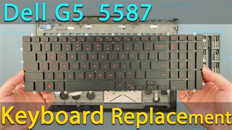 Dell G5 5587 Keyboard Replacement - YouTube