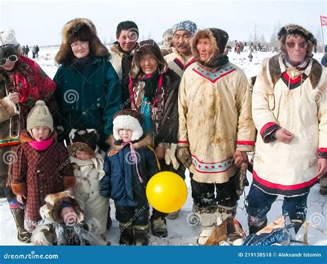 Chukotka in Bilibino, Chukchi. Events and Trade, National Clothing ...