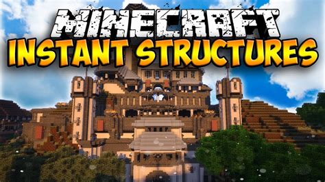 Massive Instant Structures Mod - INSTANT HOUSES AND STRUCTURES ...