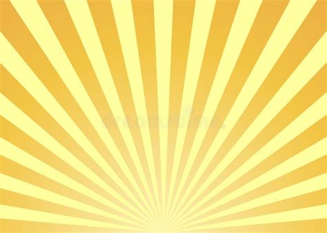 Abstract Yellow Sun Rays Background Stock Illustration - Illustration of heat, sunburst: 173605383