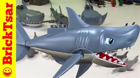 TOP 5 LEGO Sharks! Plus #BAT #sharkweek - YouTube