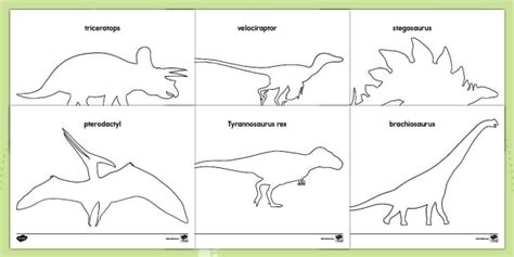 Printable Dinosaur Templates | Prekindergarten | Twinkl USA