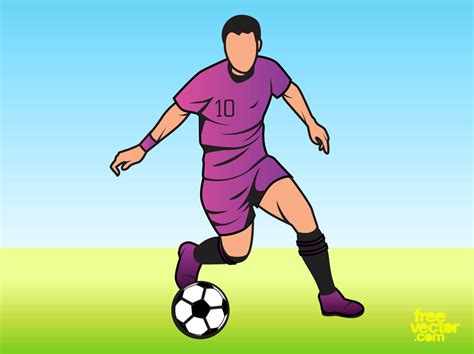 Man Playing Football Vector Art & Graphics | freevector.com