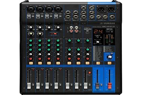 Buy Yamaha MG10XUF Mixing Console - Compact Mixer with 10 Input Channels, SPX Digital Effects ...