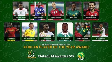 CAF Announces African Player of the Year Award Nominees | Al Bawaba