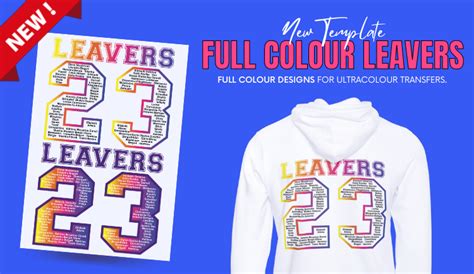 Blog - Brand New Leavers Artwork Template: Full Colour