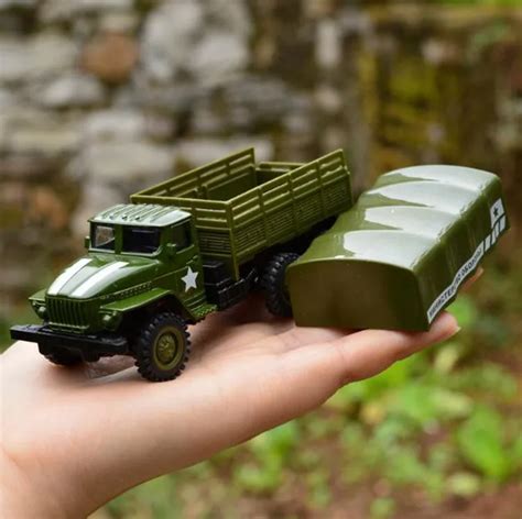 1:64 alloy pull back military vehicle model,high simulation military truck toy,metal diecasts ...