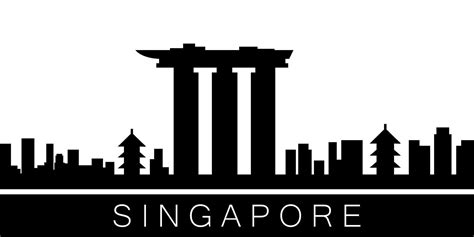 Singapore detailed skyline vector icon 22763140 Vector Art at Vecteezy