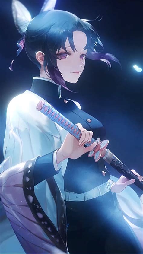 Shinobu Kocho live Wallpaper - Kimetsu no yaiba wallpaper [Video] | Anime, Anime guys, Anime neko