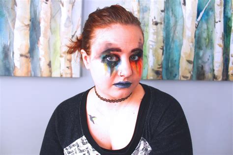 I Tried Following a Glam & Gore Makeup Tutorial - Mae Polzine