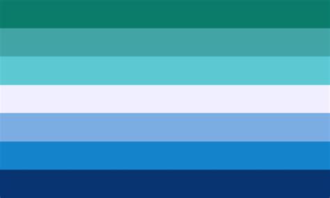 Gay pride flag blue and green - lalapafloor