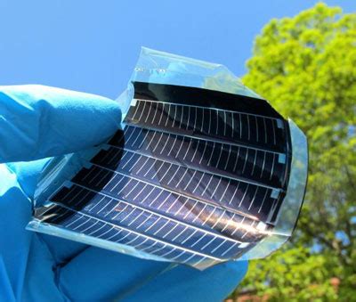 Efficiency record for flexible CdTe solar cell due to novel polyimide film