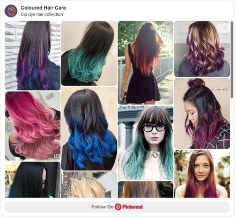 8 Edgy Dip Dye Hair Color Ideas & How To Get The Look.