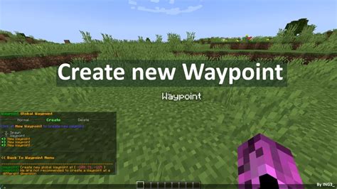 ING Navigation Waypoint Minecraft Data Pack