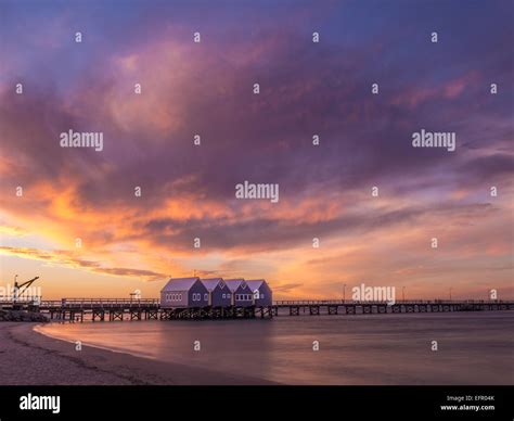 Busselton Jetty at sunset, Western Australia Stock Photo - Alamy