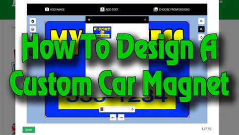 How To Design A Custom Car Magnet Tutorial - Thriftysigns