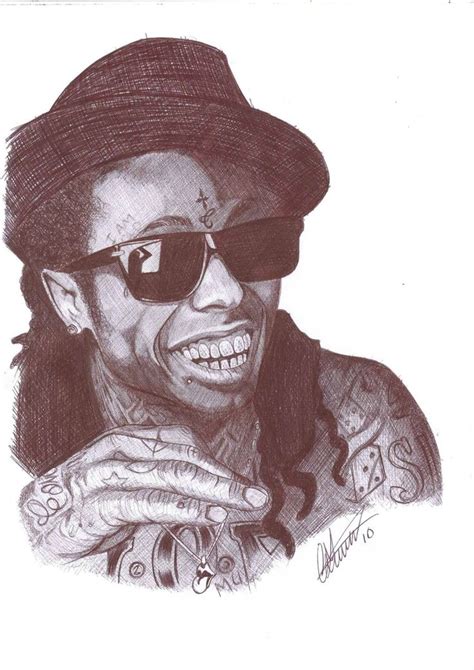 Lil Wayne Pen Portrait by Craig-Stannard on deviantART | Lil wayne, Rapper art, Lil weezy