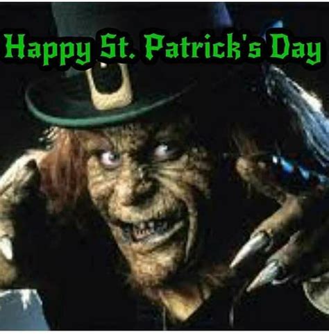 " Leprechaun " St. Patrick's Day Horror | Creepy clown, Movie monsters, Asylum halloween