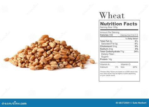 Uncooked Wheat Grain Stock Photo - Image: 68372069