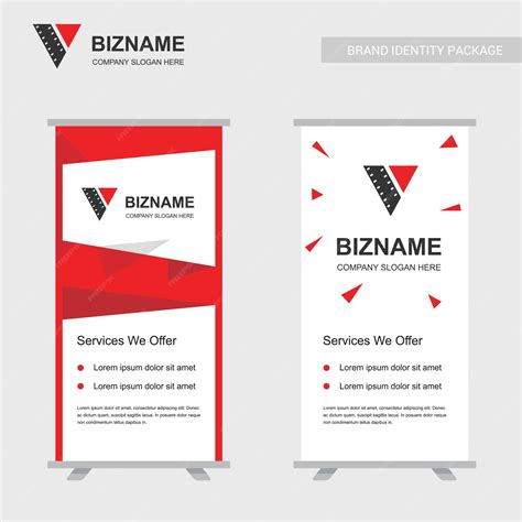 Premium Vector | V logo and Panaflex banner design