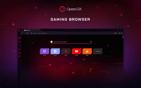 Opera opens early access to Opera GX, the world’s first gaming browser - Blog | Opera Desktop