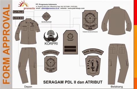 Seragam Satpol PP » pakaian seragam Satpol PP Kota Bogor reguler ...