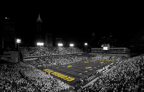 Bobby Dodd Stadium at Historic Grant Field [Selective Colour Version ...