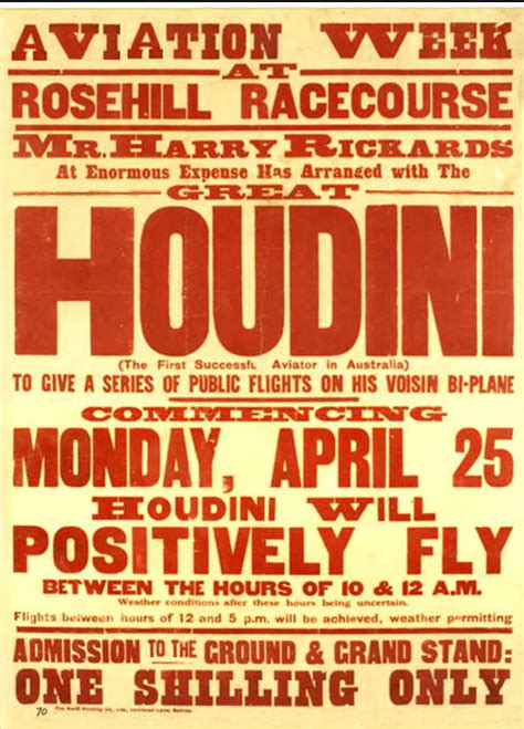 Flyer Goodness: Vintage Houdini Posters