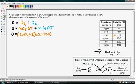 How To Find Thermal Equilibrium Temperature