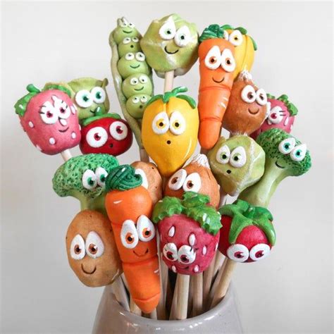 Vegetable Marker Stakes in Ceramic Stoneware in 2020 (With images) | Vegetable garden markers ...