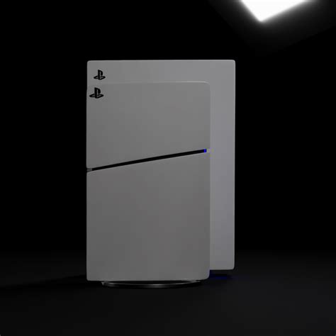 PS5 slim 3D model and PS5 fat 3d model size comparison : r/playstation