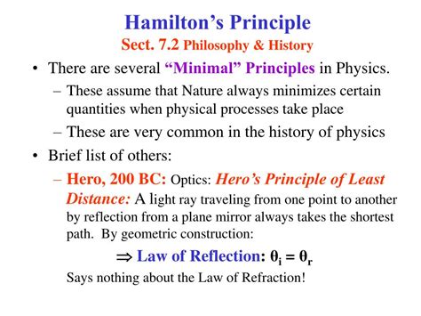 PPT - Hamilton’s Principle Lagrangian & Hamiltonian Dynamics PowerPoint Presentation - ID:6526329