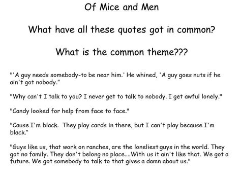 Best loneliness quotes of mice and men