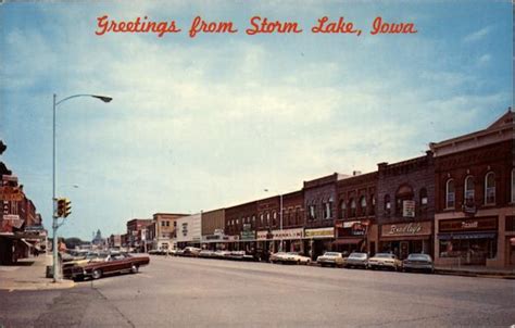 View of Town Street Storm Lake, IA